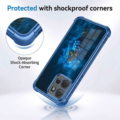 Motorola Edge 50 Neo 5G Premium Golden Trishul Airbags Printed Back Case