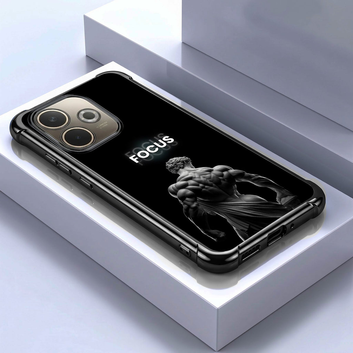 Oppo A5 Pro 5G Focus Airbags Printed Back Case