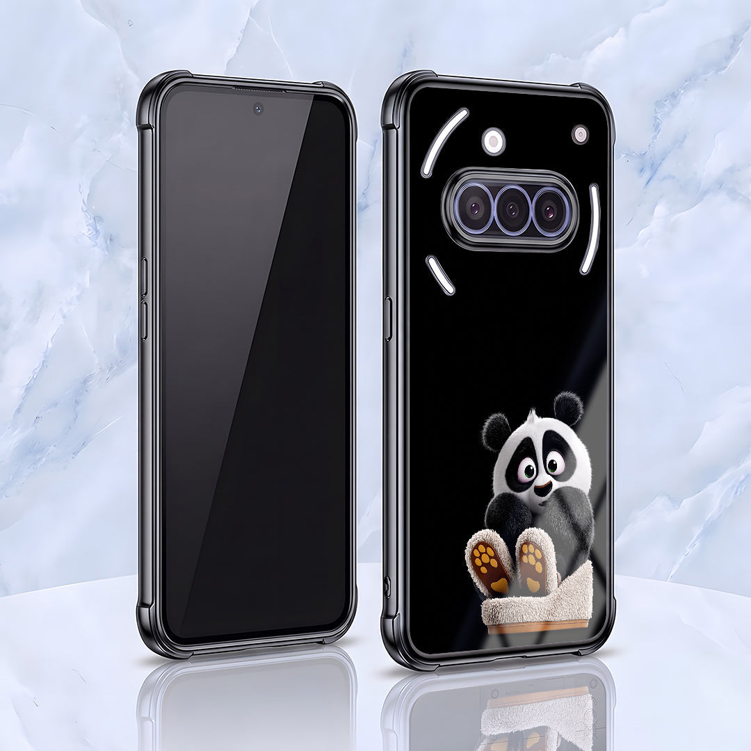 Nothing Phone 3a 5G Cute Panda Airbags Printed Back Case