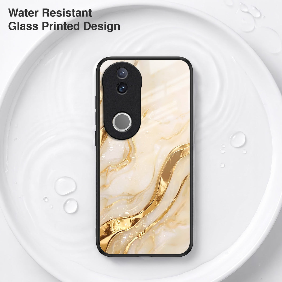 Vivo V50 5G Marvel Texture Acrylic Glass Back Case