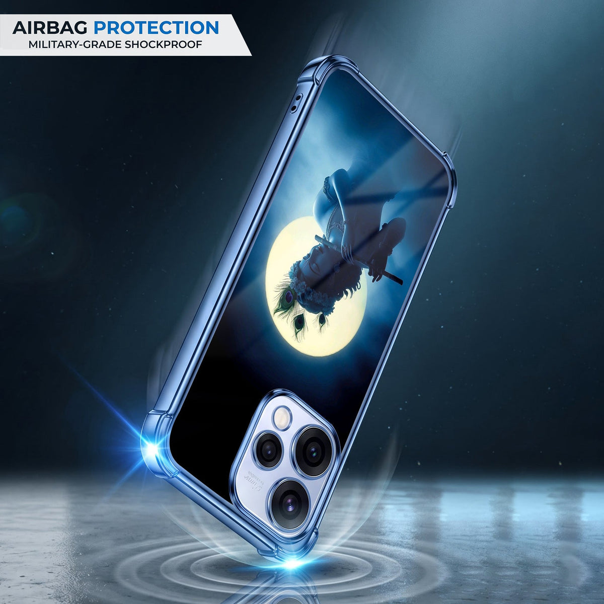 Oppo Reno 15 5G Midnight Krishna Airbags Printed Back Case