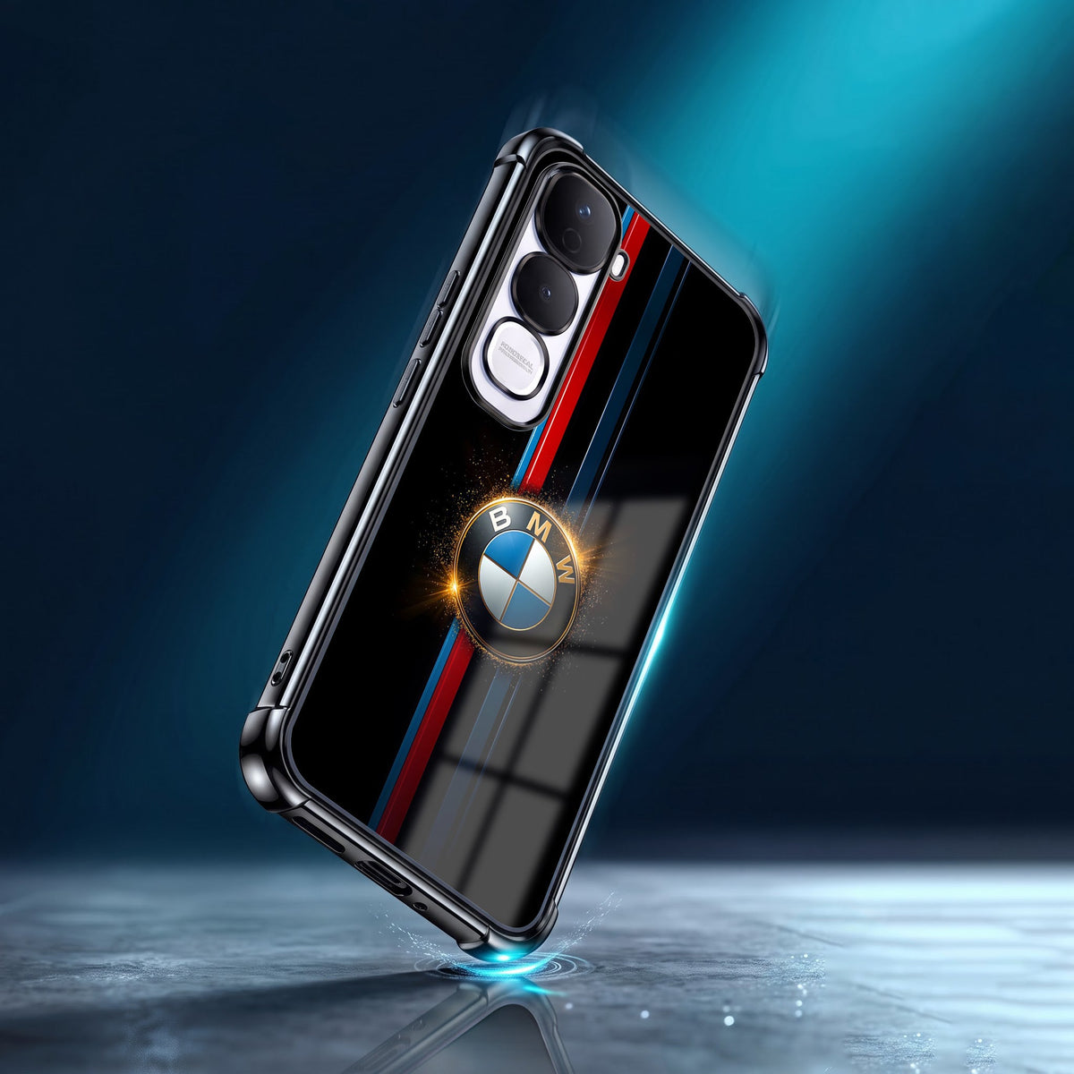 Vivo Y400 Pro 5G Premium BMW Logo Airbags Printed Back Case