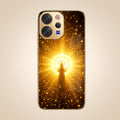 Vivo V70 5G Lakshmi Sacred Gold Electroplated Glass Phone Back Case