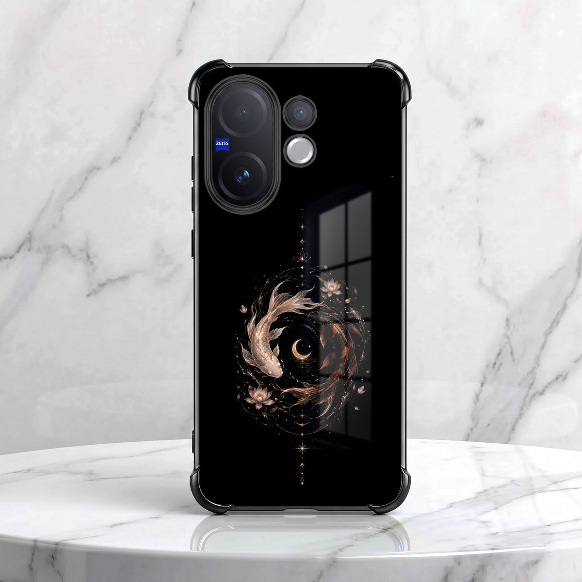 Vivo V60 5G Celestial Koi Airbags Printed Back Case
