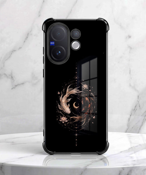 Vivo V60 5G Celestial Koi Airbags Printed Back Case