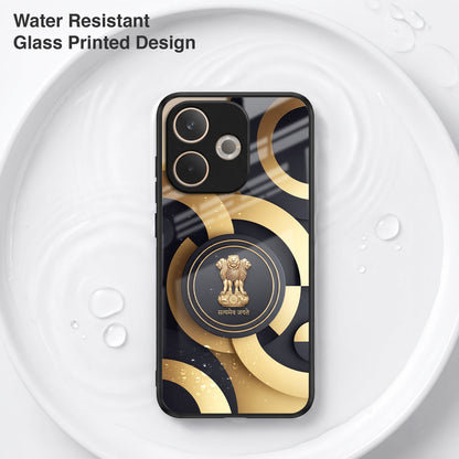 Oppo A5 Pro 5G Royal Emblem Acrylic Glass Back Case