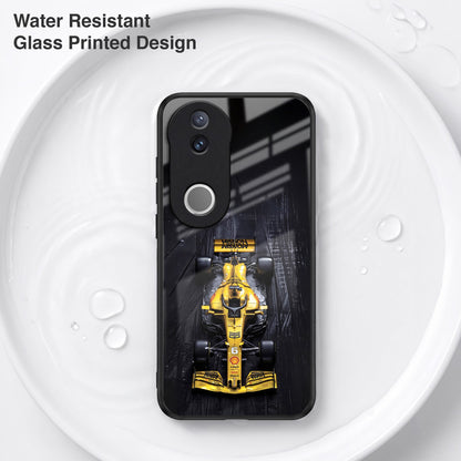 Vivo V50 5G F1 Racing Car Acrylic Glass Back Case