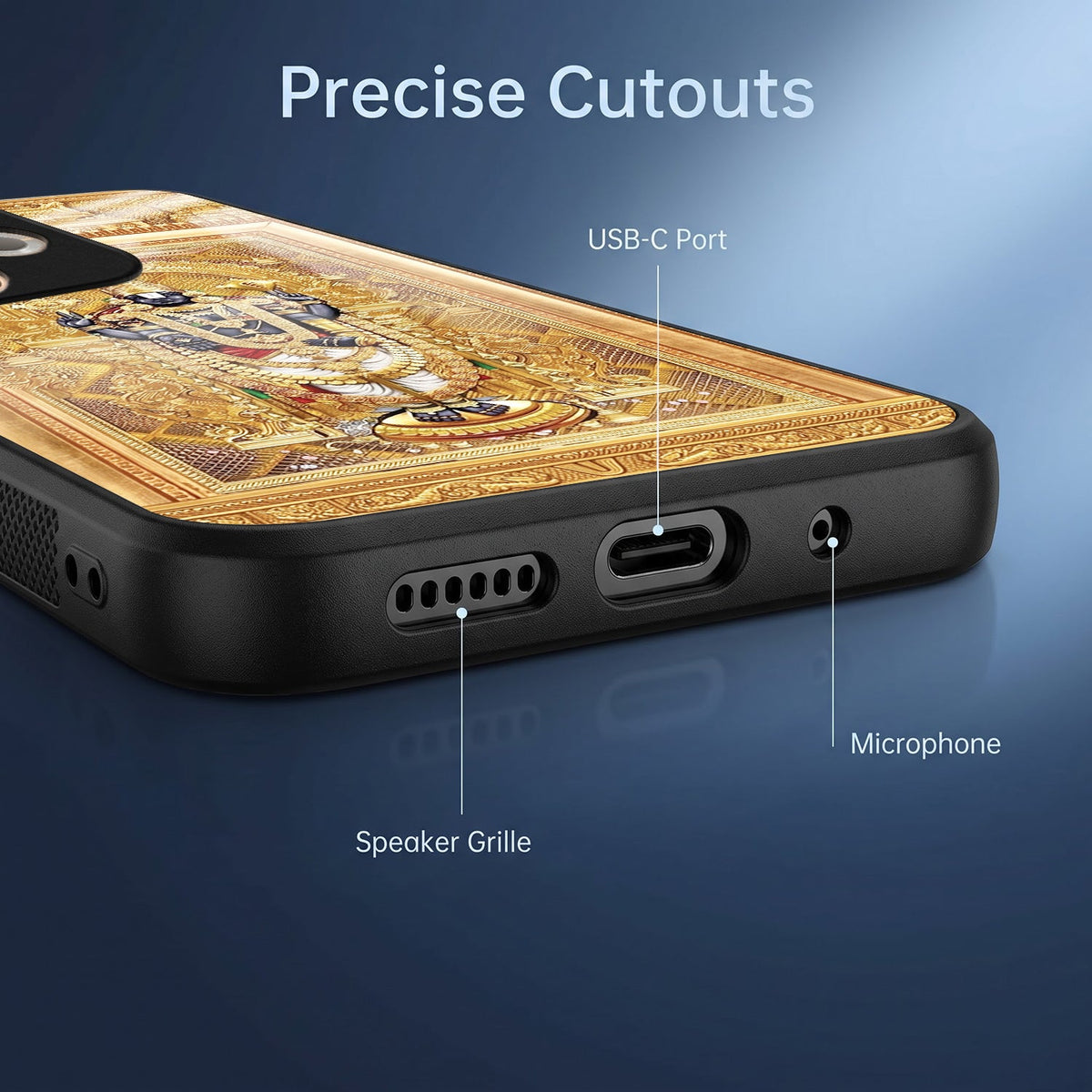 Oppo A5 Pro 5G Premium Heritage Acrylic Glass Back Case