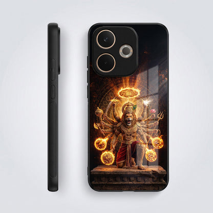 Oppo A5 Pro 5G Lord Narasimha Acrylic Glass Back Case
