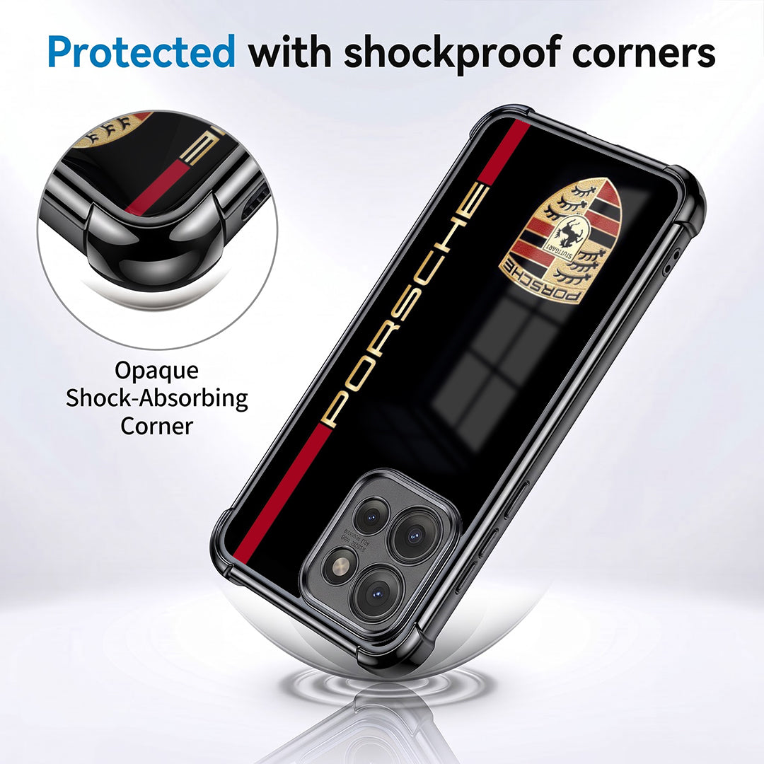 Motorola Edge 50 5G Premium Porsche Logo Airbags Printed Back Case