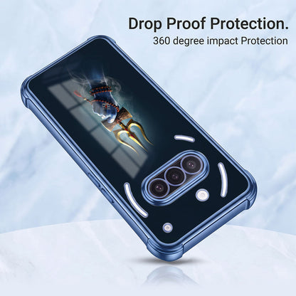 Nothing Phone 3a 5G Premium Golden Trishul Airbags Printed Back Case