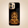 Vivo V70 5G Golden Maa Lakshmi Gold Electroplated Glass Phone Back Case