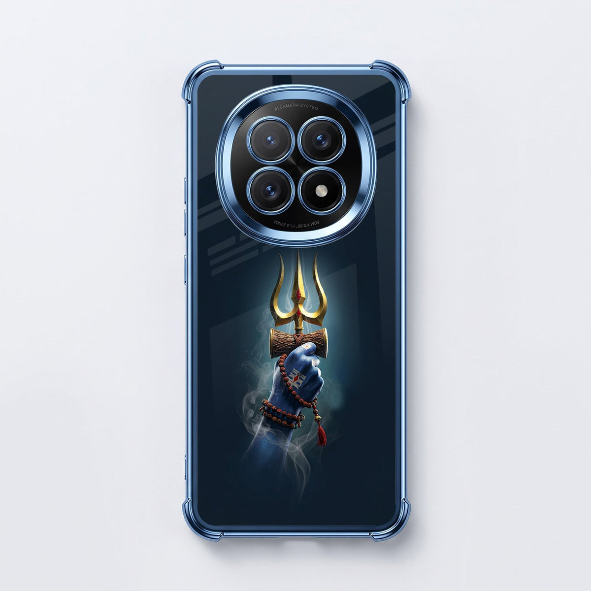 Oppo F29 5G Premium Golden Trishul Airbags Printed Back Case