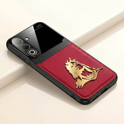 Oppo K12x 5G Mahadev 3D Gold Metal Leather Back Case