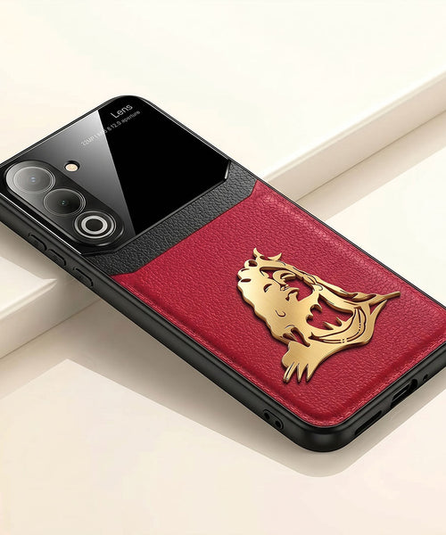 Oppo K12x 5G Mahadev 3D Gold Metal Leather Back Case