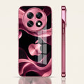 Oppo F31 Pro+ 5G Luxury Wave Pink Electroplated Glass Phone Back Case