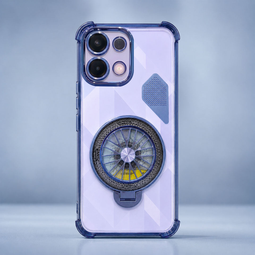 Oppo K13 5G Stress Buster Wheel Shockproof Airbag Heat-Dissipation Case