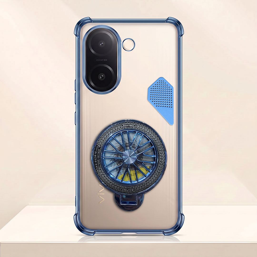 Vivo V60e 5G Stress Buster Wheel Shockproof Airbag Heat-Dissipation Case