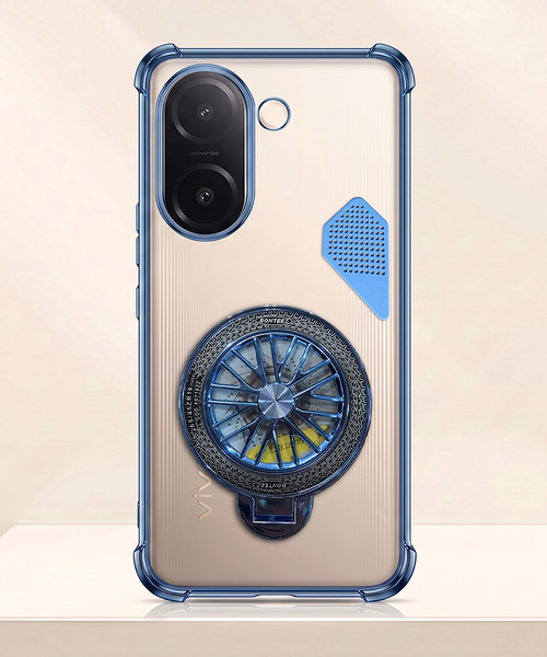 Vivo V60e 5G Stress Buster Wheel Shockproof Airbag Heat-Dissipation Case