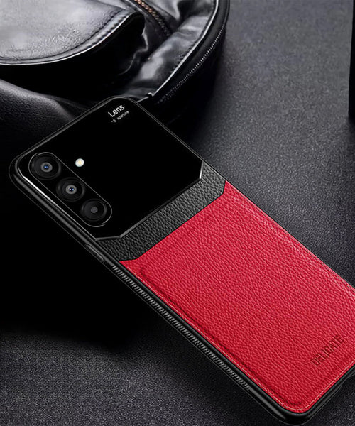 Samsung Galaxy A16 5G Premium Leather Lens Protective Case