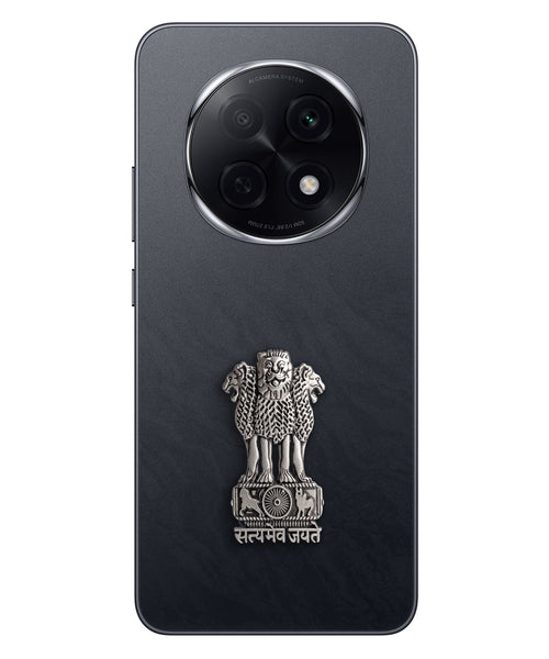 Oppo F29 Pro 5G Compatible Satyamev Jayate 3D Metal Emblem Sticker