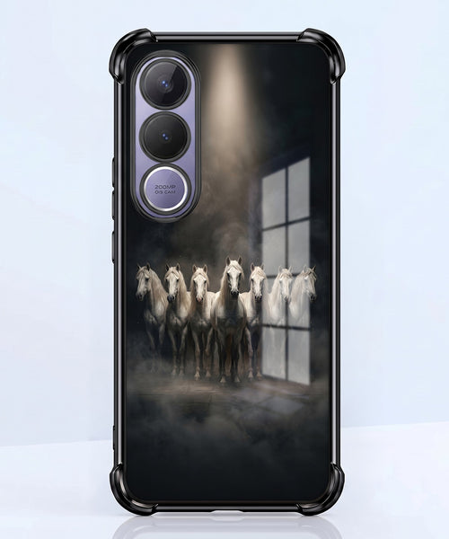 Vivo V70 FE 5G Running Horses Airbags Printed Back Case