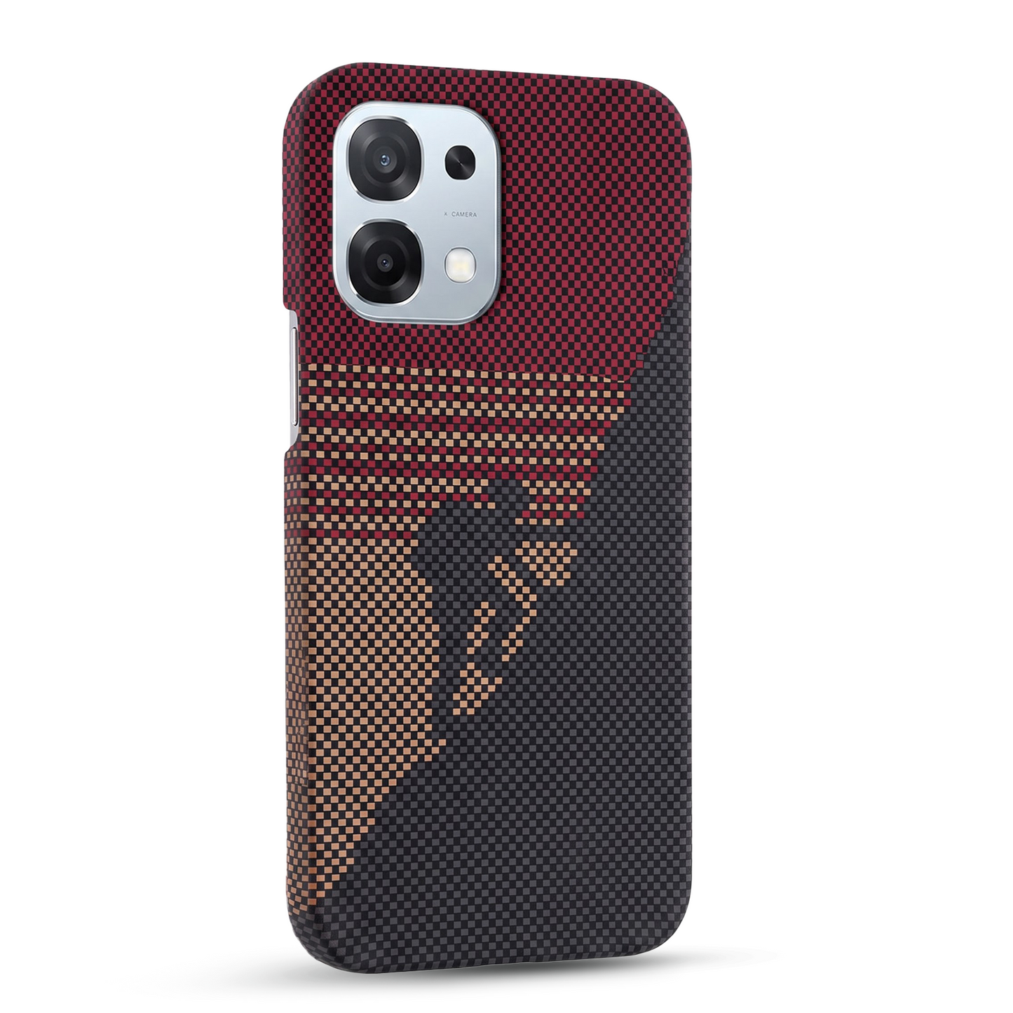 Oppo F31 5G Premium Aramid Carbon Fiber Pixel Pattern Phone Case