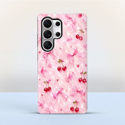 Samsung Galaxy S25 Ultra 5G Pink Cherry Blossom Protective Case