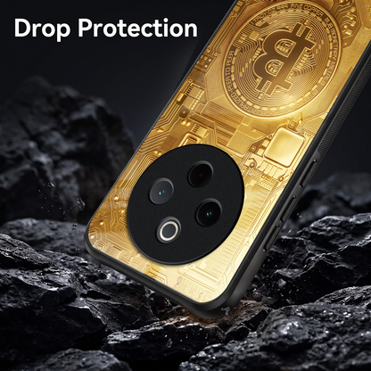 Vivo T4 5G Bitcoin Acrylic Glass Back Case