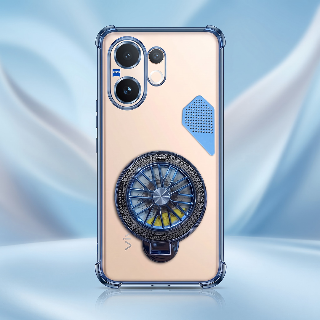Vivo V60 5G Stress Buster Wheel Shockproof Airbag Heat-Dissipation Case