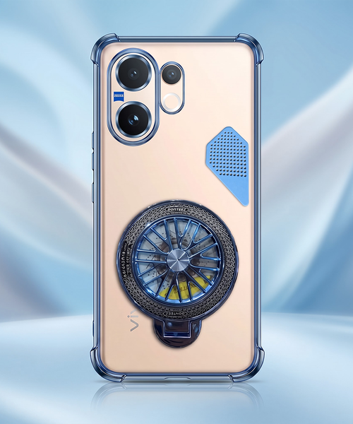 Vivo V60 5G Stress Buster Wheel Shockproof Airbag Heat-Dissipation Case