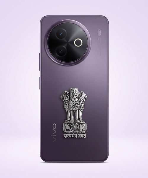 Vivo Y39 5G Compatible Satyamev Jayate 3D Metal Emblem Sticker