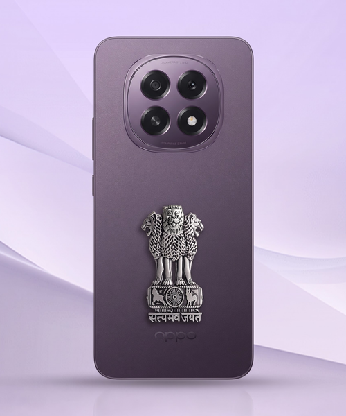Oppo F29 5G Compatible Satyamev Jayate 3D Metal Emblem Sticker