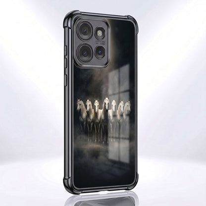 Motorola Edge 50 Neo 5G Running Horses Airbags Printed Back Case