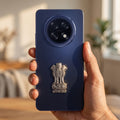 Oppo F31 Pro Plus 5G Compatible Satyamev Jayate 3D Metal Emblem Sticker