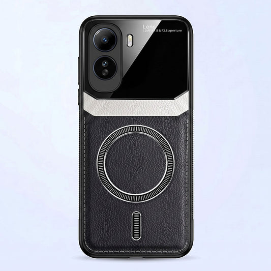 Vivo T5 Pro 5G Premium Magsafe Magnetic Leather Lens Protective Case