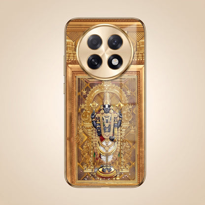 Oppo F31 Pro+ 5G Premium Heritage Gold Electroplated Glass Phone Back Case