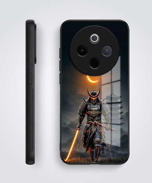 Vivo T4 5G Samurai Warrior Acrylic Glass Back Case