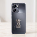 Vivo Y56 5G Compatible Satyamev Jayate 3D Metal Emblem Sticker