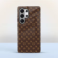 Samsung Galaxy S25 Ultra 5G Luxury Monogram Brown Protective Case
