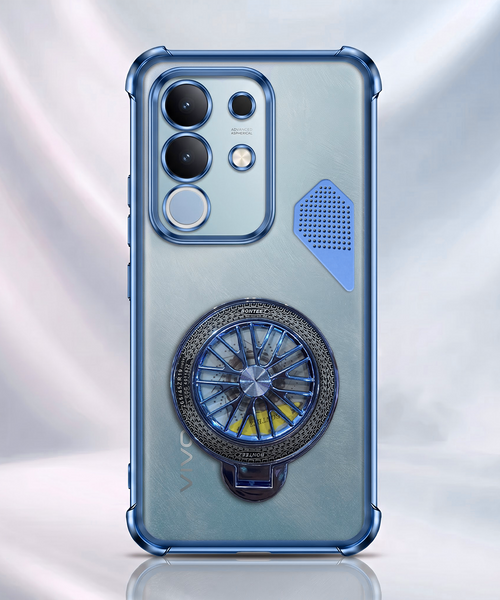 Vivo T4x 5G Stress Buster Wheel Shockproof Airbag Heat-Dissipation Case