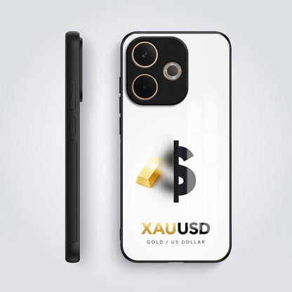 Oppo A5 Pro 5G Luxury XAU/USD Acrylic Glass Back Case