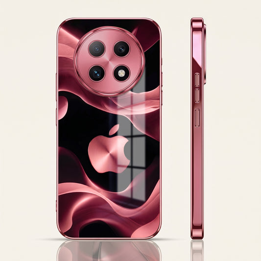 Oppo F29 Pro 5G Luxury Wave Pink Electroplated Glass Phone Back Case