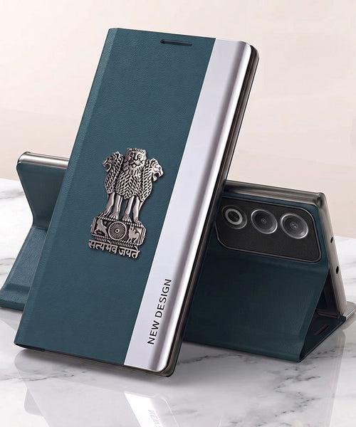 Oppo A3 Pro 5G Satyamev Jayate Flip Leather Case