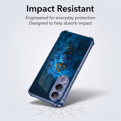 Vivo V70 FE 5G Premium Golden Trishul Airbags Printed Back Case