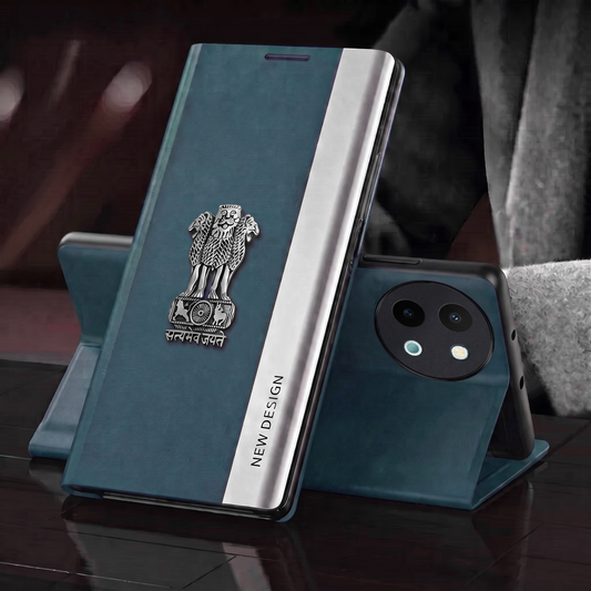 Vivo Y58 5G Satyamev Jayate Flip Leather Case