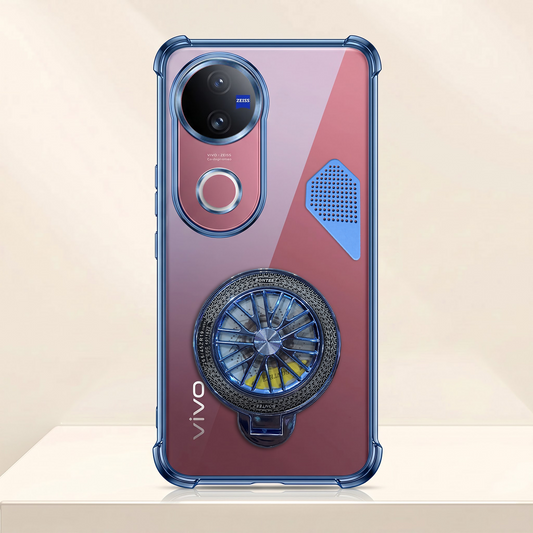 Vivo V50 5G Stress Buster Wheel Shockproof Airbag Heat-Dissipation Case