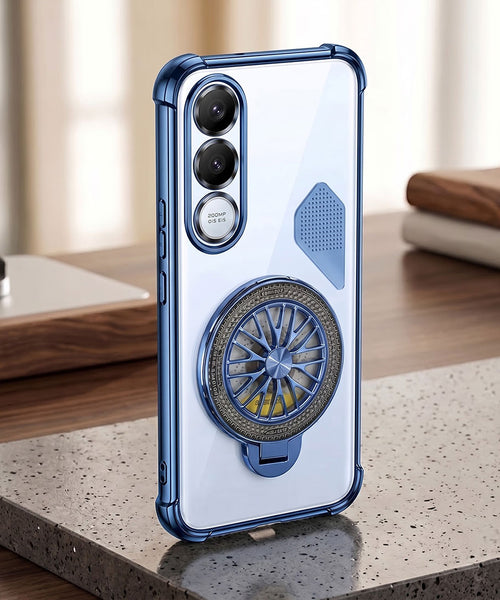 Vivo V70 FE 5G Stress Buster Wheel Shockproof Airbag Heat-Dissipation Case