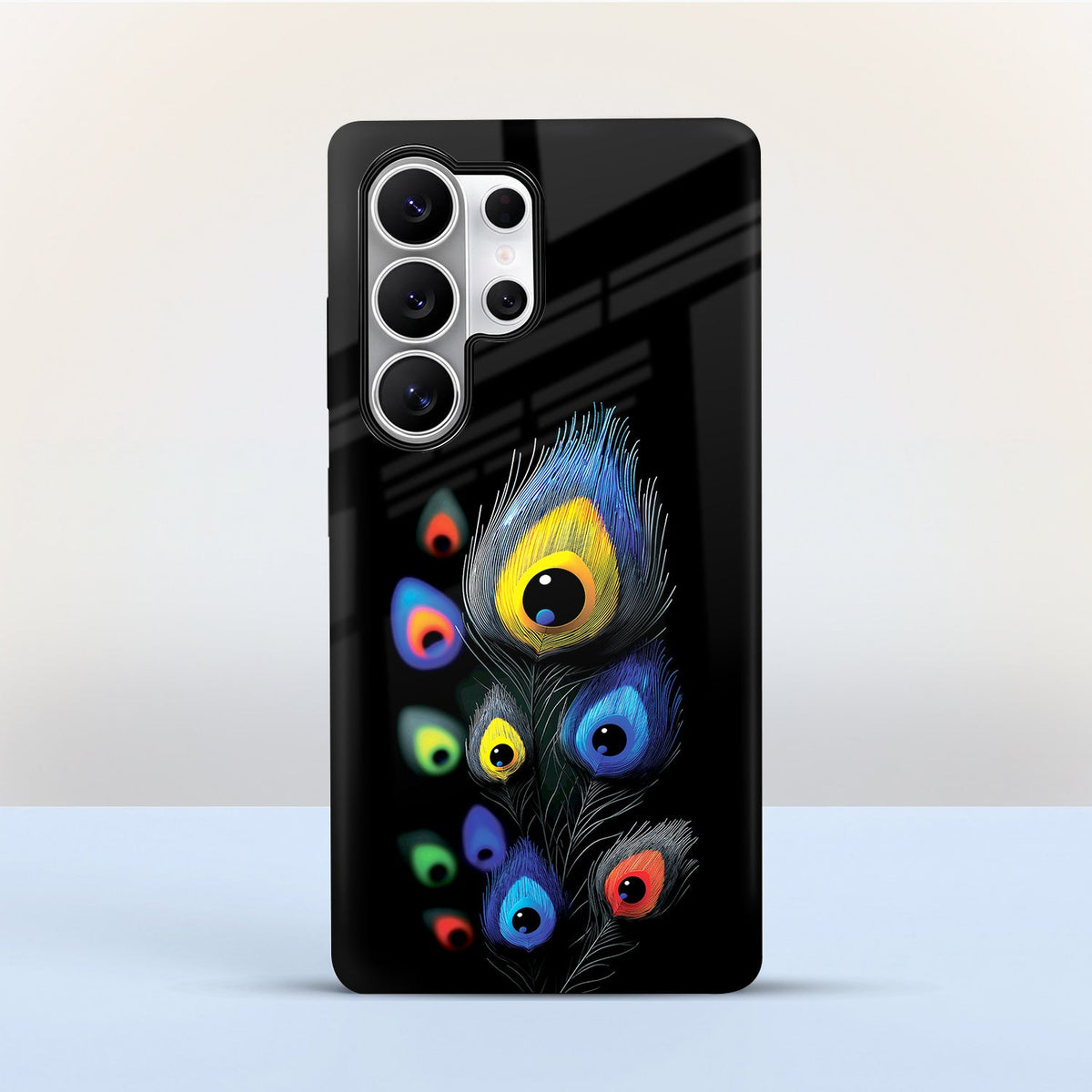 Samsung Galaxy S25 Ultra 5G Multi-Feather Peacock Protective Cases
