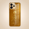 Oppo Reno 15 Pro Mini 5G Shree Lakshmi Divine Gold Electroplated Glass Phone Back Case
